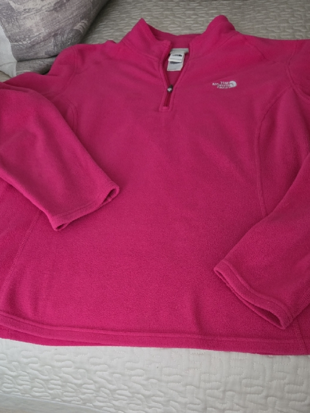 The North Face Women’s Pink Quarter-Zip Fleece Pullover
